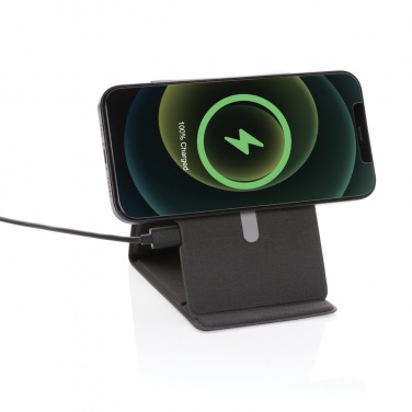 Logo trade promotional giveaways picture of: Artic Magnetic 10W wireless charging phone stand