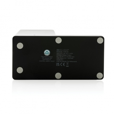 Logo trade promotional gifts image of: Ontario RCS recycled plastic 10W wireless charger