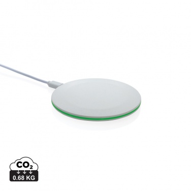 Logotrade promotional product image of: RCS recycled plastic 15W Wireless fast charger