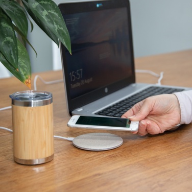 Logotrade promotional giveaway picture of: 5W Wheat straw wireless charger