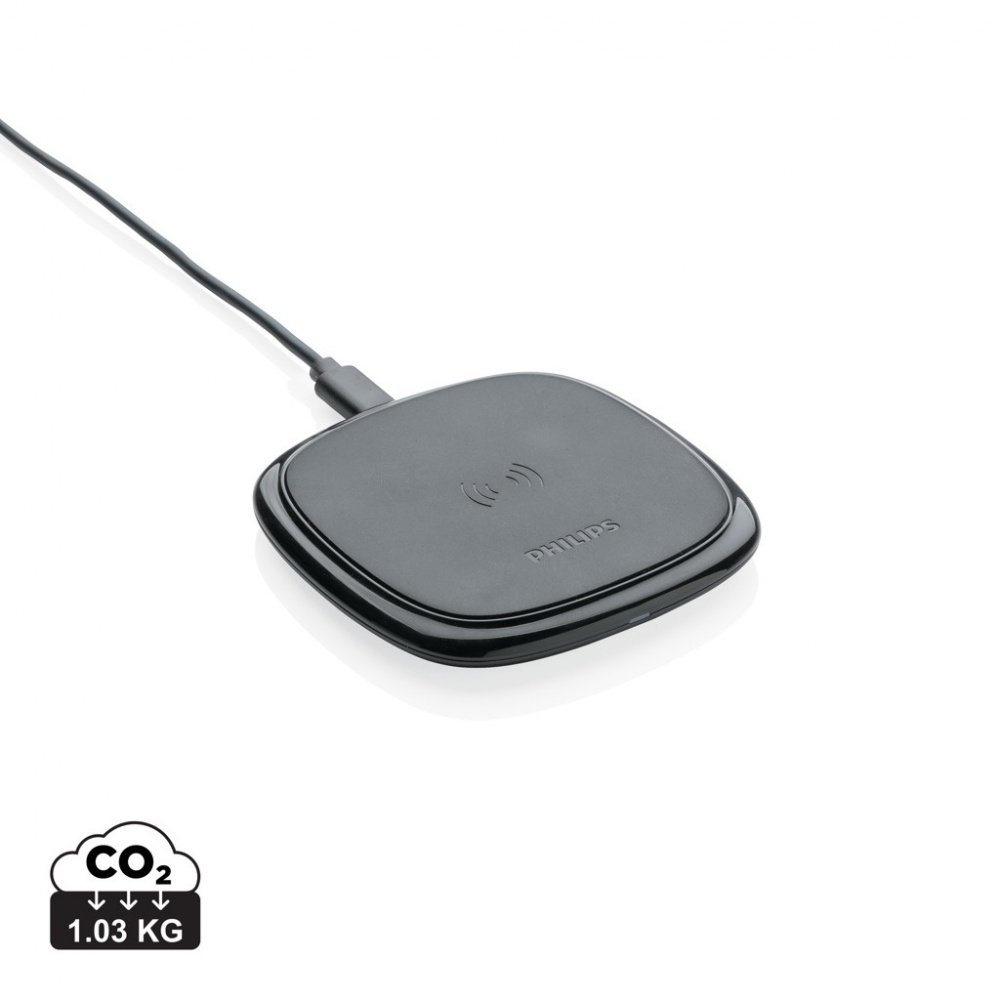 Logo trade advertising products picture of: Philips 10W Qi wireless charger