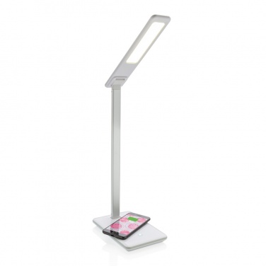 Logo trade corporate gifts picture of: 5W Wireless Charging Desk Lamp