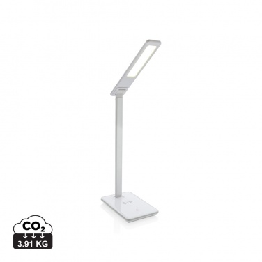 Logo trade promotional gifts picture of: 5W Wireless Charging Desk Lamp