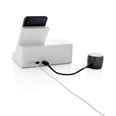 Logotrade promotional product image of: Ontario 5W wireless charger with speaker