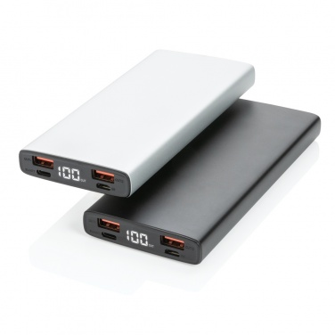 Logotrade promotional item image of: Aluminium 18W 10.000 mAh PD Powerbank