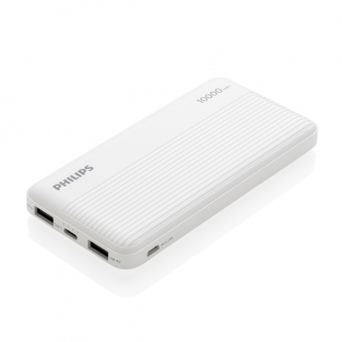 Logotrade promotional gifts photo of: Philips 10.000 mAh slim powerbank