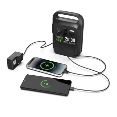Logotrade promotional product picture of: Power Vault RCS rplastic 21000 mAh portable power station