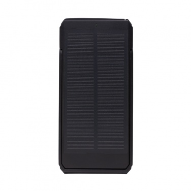 Logo trade corporate gifts image of: Skywave RCS recycled plastic solar powerbank 10000 mAh