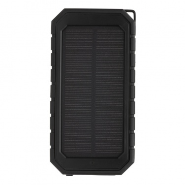 Logotrade advertising product picture of: RCS recycled plastic Solar powerbank with 10W Wireless