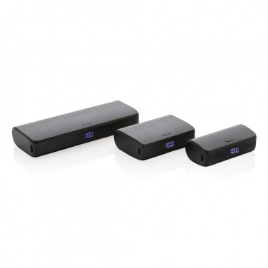 Logo trade business gift photo of: FlashCharge RCS rplastic 5000 mah fast charge powerbank