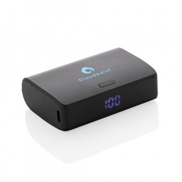Logo trade advertising product photo of: FlashCharge RCS rplastic 10000 mah fast charge powerbank