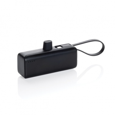 Logo trade promotional merchandise image of: Powerlink RCS rplastic 3000 mah powerbank USB C connector