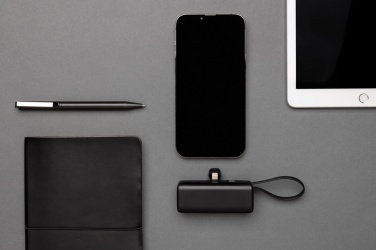 Logo trade promotional item photo of: Powerlink RCS rplastic 3000 mAh powerbank iOS connector