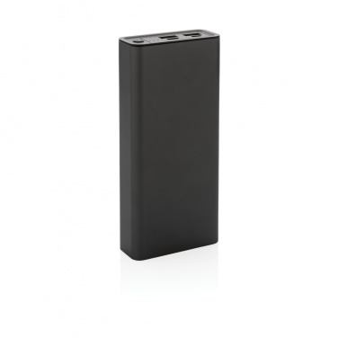 Logo trade business gift photo of: Terra RCS recycled 20W aluminium powerbank 20.000 mAh