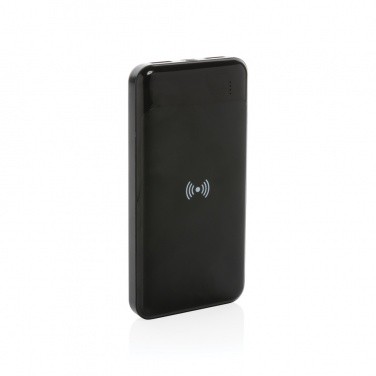 Logotrade promotional merchandise image of: RCS standard recycled plastic wireless powerbank