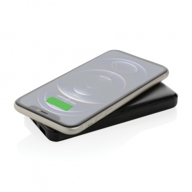 Logo trade promotional gift photo of: RCS standard recycled plastic wireless powerbank