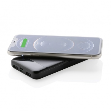 Logo trade promotional items image of: RCS standard recycled plastic wireless powerbank
