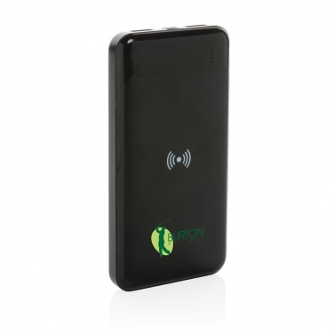 Logo trade promotional products image of: RCS standard recycled plastic wireless powerbank