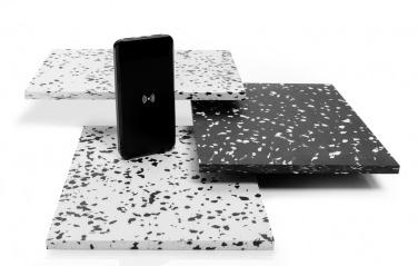 Logo trade promotional product photo of: RCS standard recycled plastic wireless powerbank
