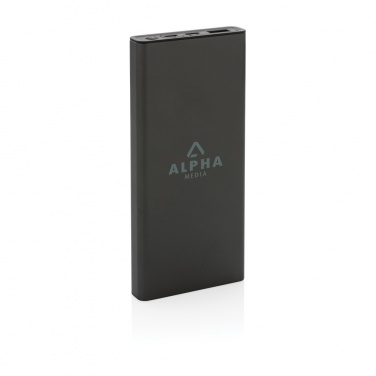 Logotrade corporate gift picture of: Terra RCS recycled 18W aluminium powerbank 10.000 mAh