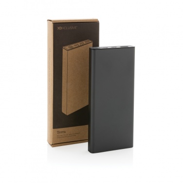 Logotrade corporate gift picture of: Terra RCS recycled 18W aluminium powerbank 10.000 mAh