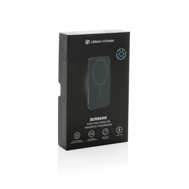 Logo trade promotional gift photo of: Urban Vitamin Burbank RCS plastic/alu  3000 mah powerbank