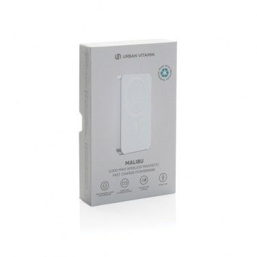 Logotrade corporate gift image of: Urban Vitamin Malibu RCS plastic/alu 5000 mah powerbank
