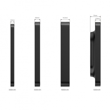 Logo trade promotional merchandise image of: Urban Vitamin Compton  RCS plastic/alu 10.000 mah powerbank