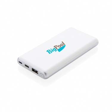 Logotrade promotional gifts photo of: Ultra fast 10.000 mAh powerbank with PD