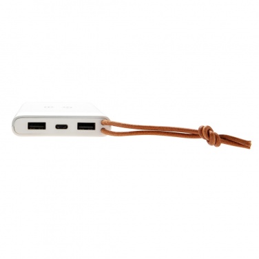 Logo trade corporate gifts picture of: Aria 8.000 mAh 5W wireless charging powerbank