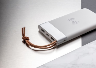 Logotrade advertising products photo of: Aria 8.000 mAh 5W wireless charging powerbank