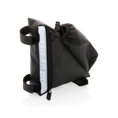 Logo trade promotional products picture of: PU high visibility bike frame bag with bottle holder