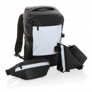 Logotrade promotional item picture of: PU high visibility bike frame bag with bottle holder