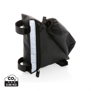 Logo trade advertising products picture of: PU high visibility bike frame bag with bottle holder