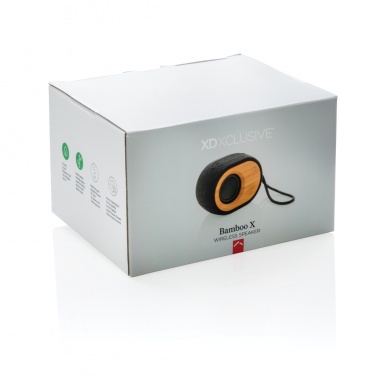 Logo trade advertising product photo of: Bamboo X  speaker