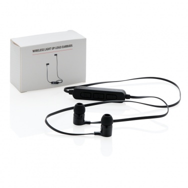 Logotrade corporate gift picture of: Light up logo wireless earbuds