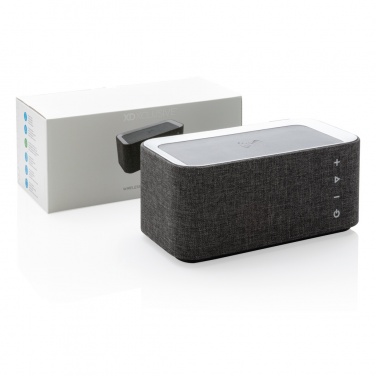 Logo trade promotional giveaway photo of: Vogue wireless charging speaker