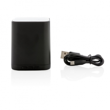 Logo trade promotional merchandise image of: Light up logo wireless speaker