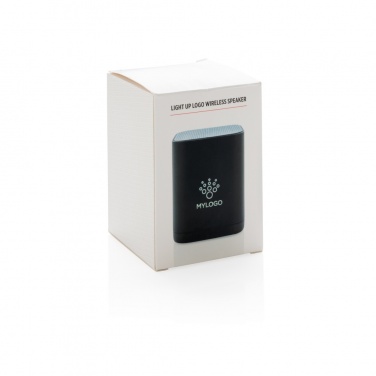Logotrade promotional merchandise image of: Light up logo wireless speaker