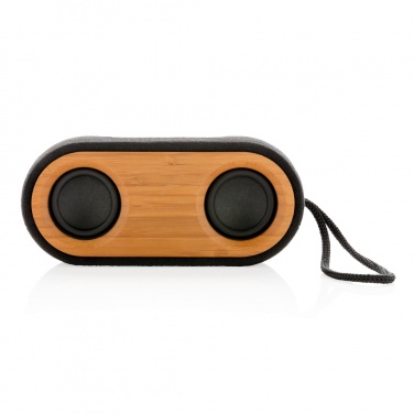 Logotrade promotional giveaway image of: Bamboo X double speaker