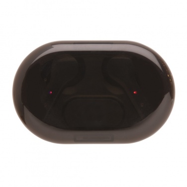 Logotrade promotional giveaway image of: Light up logo TWS earbuds in charging case