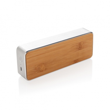 Logo trade promotional product photo of: Nevada Bamboo 3W wireless speaker