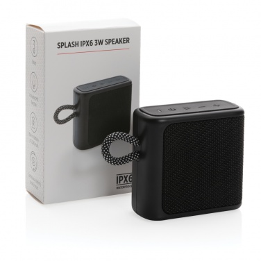 Logo trade business gift photo of: Splash IPX6 3W speaker