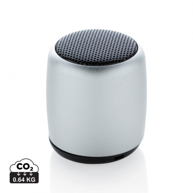 Logo trade promotional item photo of: Mini aluminium wireless speaker