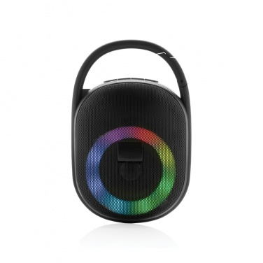 Logotrade promotional product picture of: RCS recycled plastic Lightboom 5W Clip speaker