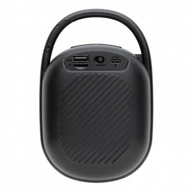 Logo trade promotional product photo of: RCS recycled plastic Lightboom 5W Clip speaker