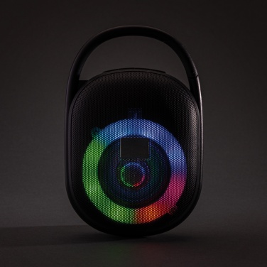 Logo trade corporate gift photo of: RCS recycled plastic Lightboom 5W Clip speaker