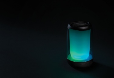 Logotrade promotional product picture of: RCS recycled plastic Lightboom 5W speaker