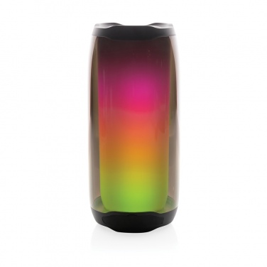 Logo trade promotional item photo of: RCS recycled plastic Lightboom 10W speaker