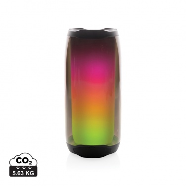 Logo trade promotional products image of: RCS recycled plastic Lightboom 10W speaker